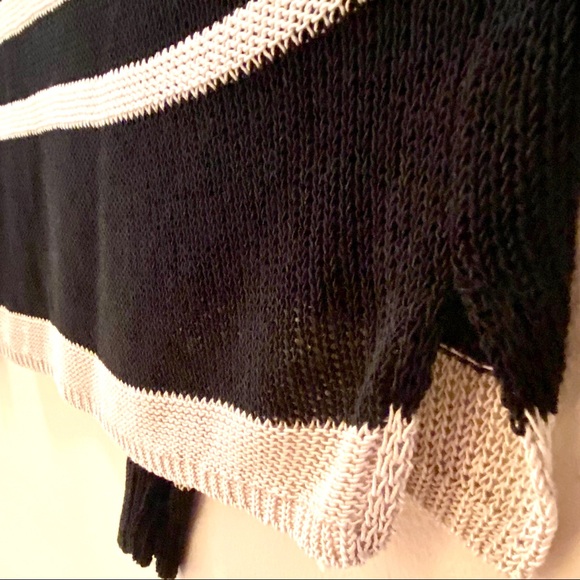 Ann Taylor Open Knit Striped Sweater - Size Large - Picture 5 of 8